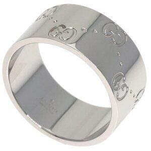 Gucci Icon Wide Ring 18K White Gold